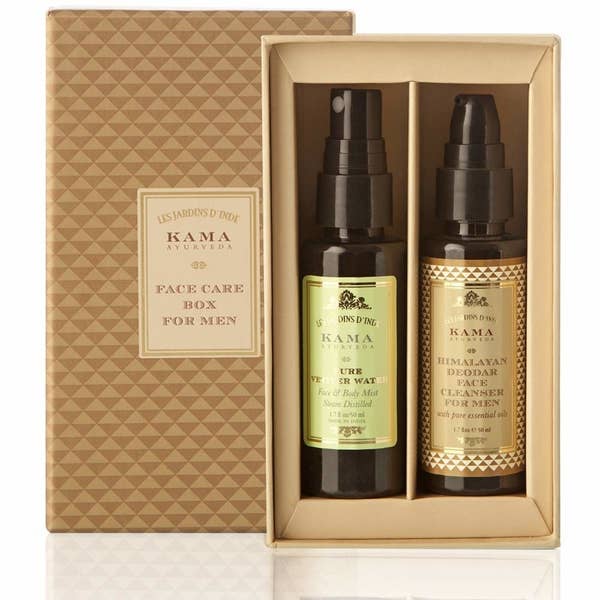 For the favorite man in your life, get the Kama Ayurveda Face Care Box For Men. 
